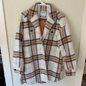 Old navy plaid shacket